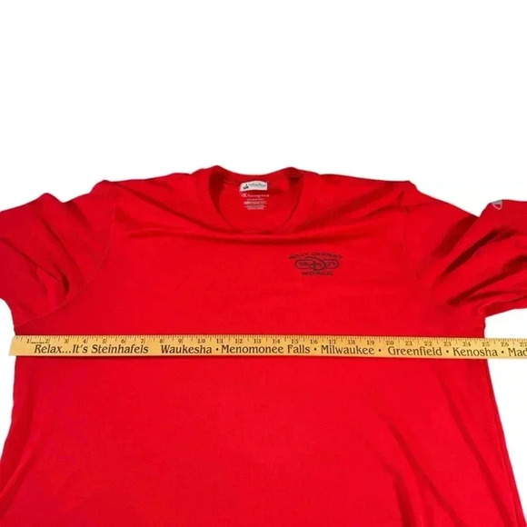 Champion Men’s 2XL Red Walt Disney World Double Dry Performance T-Shirt - Picture 6 of 13